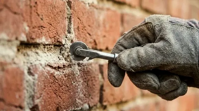 Repointing mortar joints